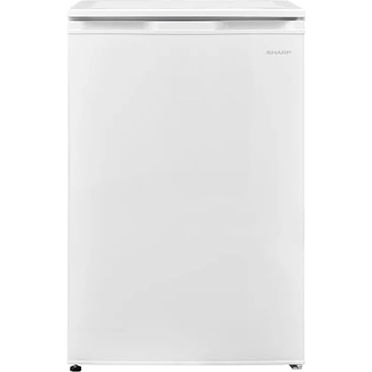 Sharp SJ-UD121T2W-EU Minikühlschrank mit Gefrierfach, 121L Nutzinhalt, 17L Gefrierraum, stufenlose Temperaturregelung, LED Innenbeleuchtung, Weiß – Bild 2