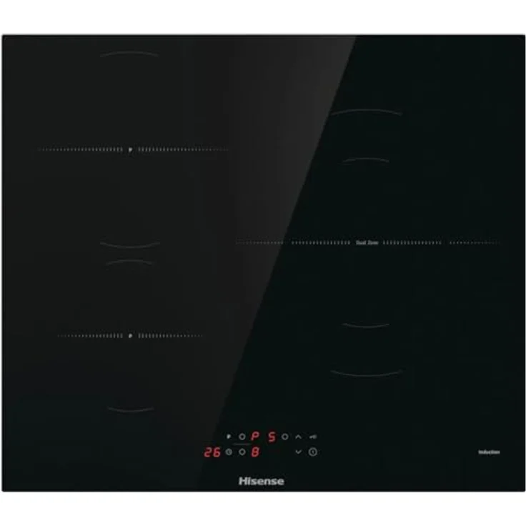 Hisense HI6311BSCE Induktionskochfeld, 60 cm, 7200 W in Induktionskochfeld Hisense HI6311BSCE, 60 cm, 7200 W, Farbe: Induktionskochfeld – Bild 1
