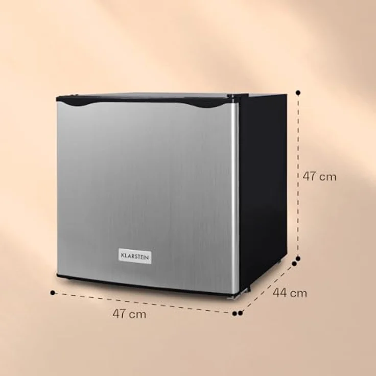 Klarstein Mini Gefrierschrank, Klein & Leise, 35L, mit Eiswürfelform & Eisschaber, Freistehender Tiefkühlschrank, Weiß - Preisvergleich – Bild 5