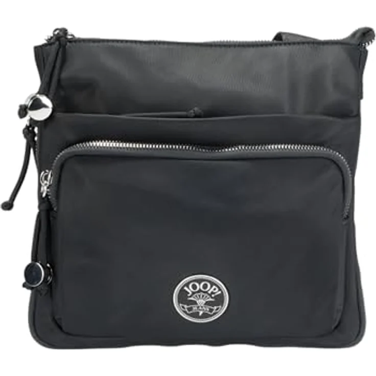 Joop! Jeans Lietissimo 1.0 Lilou Umhängetasche, 25 cm, schwarz, 100% Nylon mit Dehnfalte – Bild 1