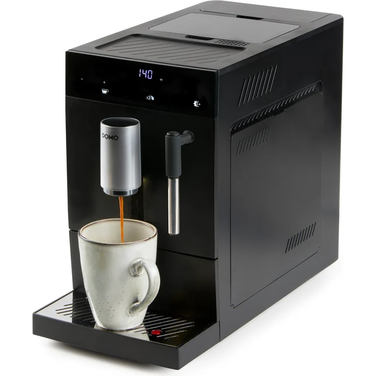Domo DO1150K, Kaffeevollautomat mit 19 bar Druckpumpe, integriertem Mahlwerk und Touchscreen-Steuerung – Bild 1