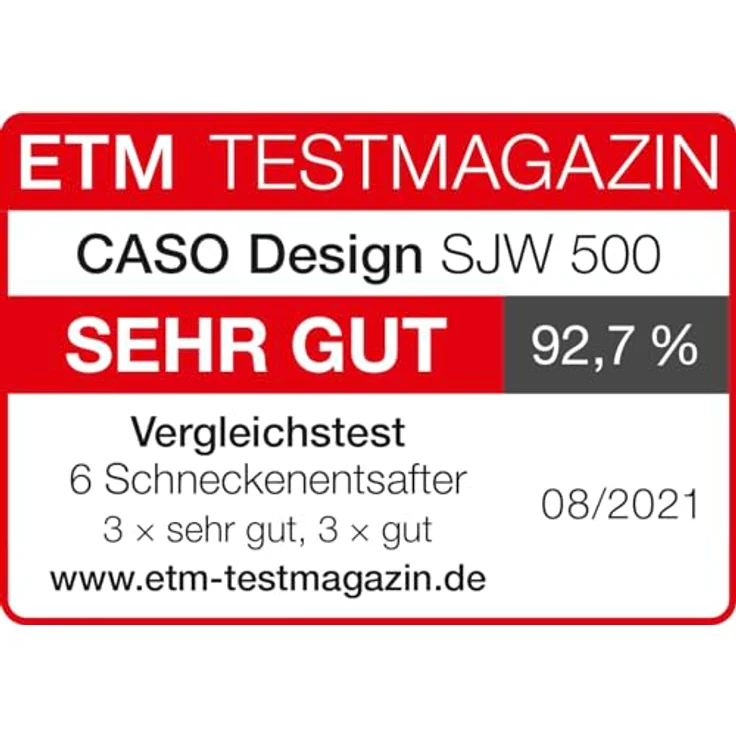 Caso SJW 500 edelstahl-schwarz – Bild 3