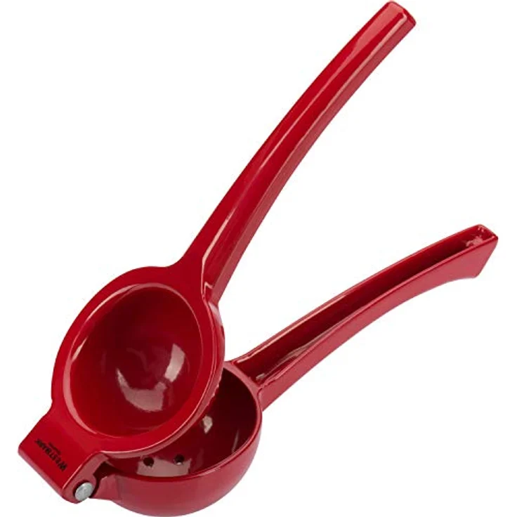 Westmark Zitruspresse mit Zangengriff, Durchmesser: ca. 7 cm, Aluminium, Juicy, Rot, 30952270 – Bild 2