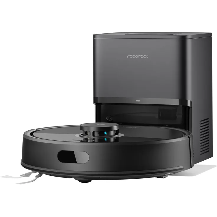 Roborock Q7 BF+, Staubsauger Roboter mit 8000 Pa Saugkraft, Schwarz, LiDAR-Navigation und DEEP+ Wischmodus