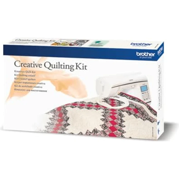 Brother Creative Quilting Kit QKF2, Nähmaschinen-Set mit Quiltanschiebetisch und Zubehör – Bild 2