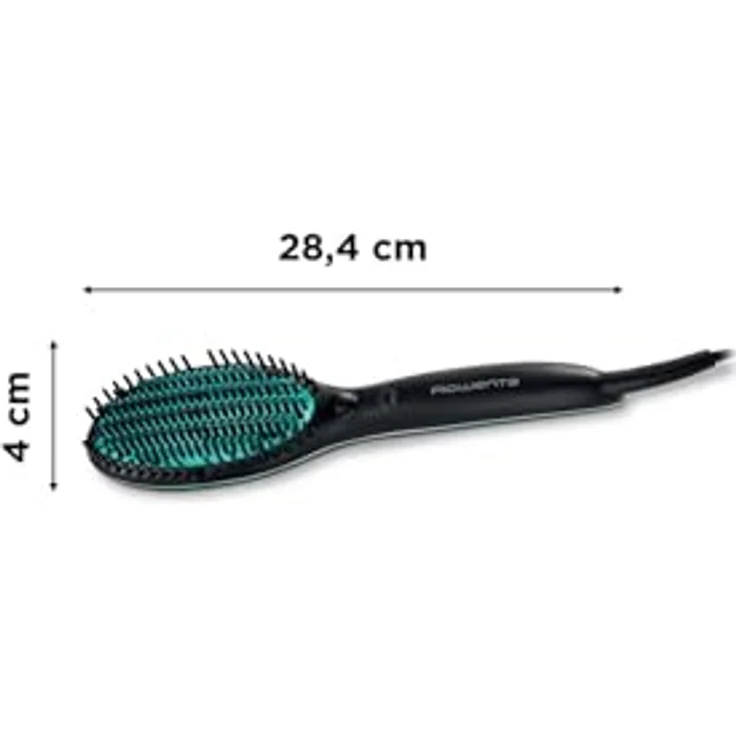 Rowenta cf5820 Straightening Brush Heiß schwarz grün 1.8 m  Lockenstab (Straightening Brush, Warm, straight barrel-shaped, 160 °C, 200 °C, 45 S) & Ionen-Technologie für seidig glattes Haar – Bild 5