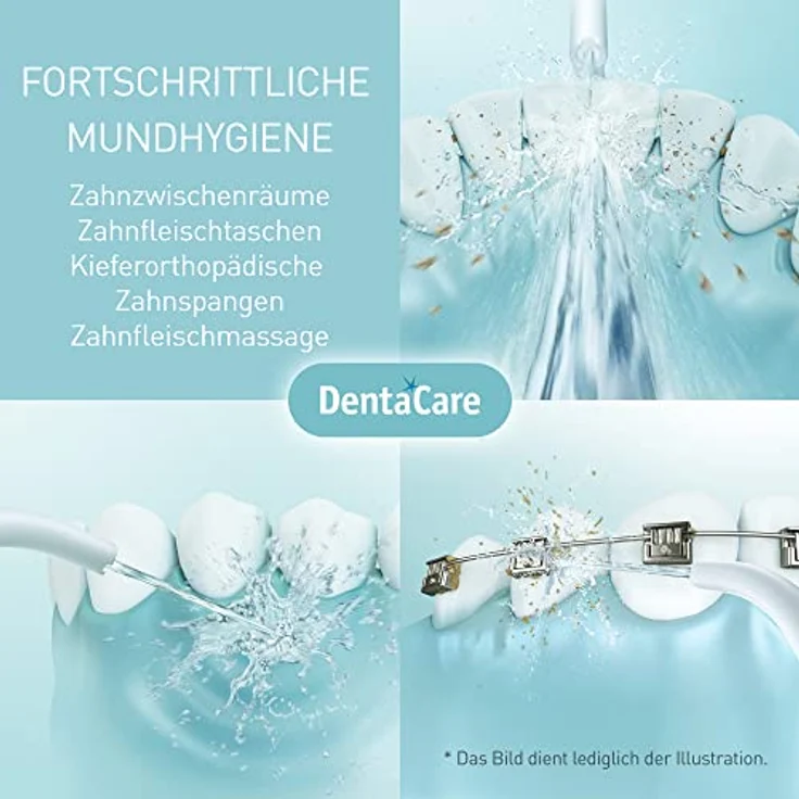 Panasonic Munddusche EW1313, Aufsätze: 2 St., kabellose Munddusche mit orthodontischer Düse – Bild 3