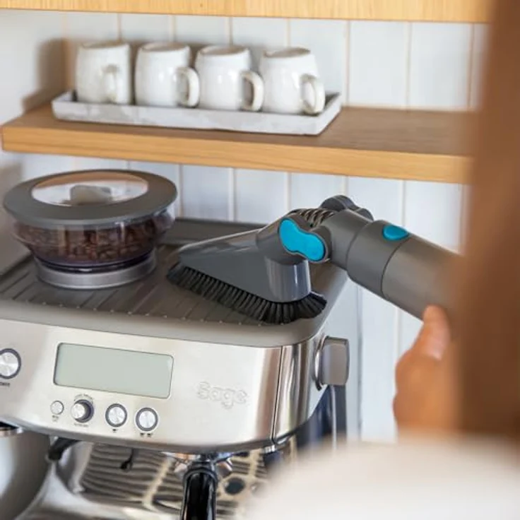 LIVINGTON Sense IQ Spezial-Bürstenset, motorisierte Möbel- und Teppichbürste sowie Staubbürste für maximale Reinigungseffizienz – Bild 2