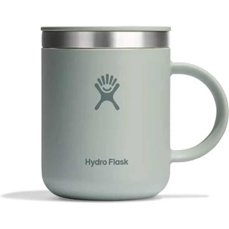 Hydro Flask Coffee Mug 354ml (12 oz) - Vakuumisolierter Thermobecher aus Edelstahl - Isolierbecher mit Griff & Steckdeckel - Reise-Becher - Spülmaschinenfester Kaffeebecher - Agave