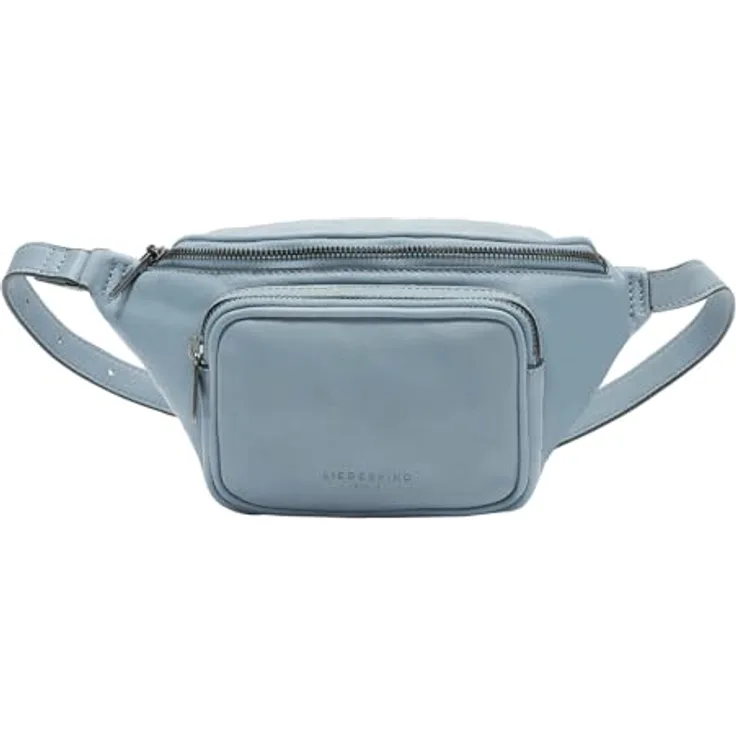 Liebeskind Lila Gürteltasche aus 100% Leder, 23 cm x 7 cm x 14.5 cm, blau