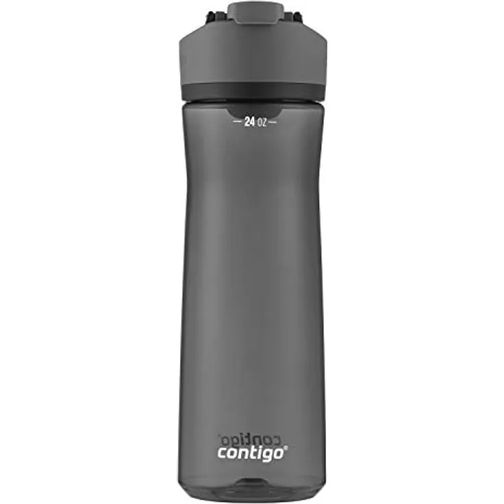 Contigo Autoseal Wasserflasche, 680 ml, 100 % auslaufsicher mit automatischer Versiegelung, Lakritz