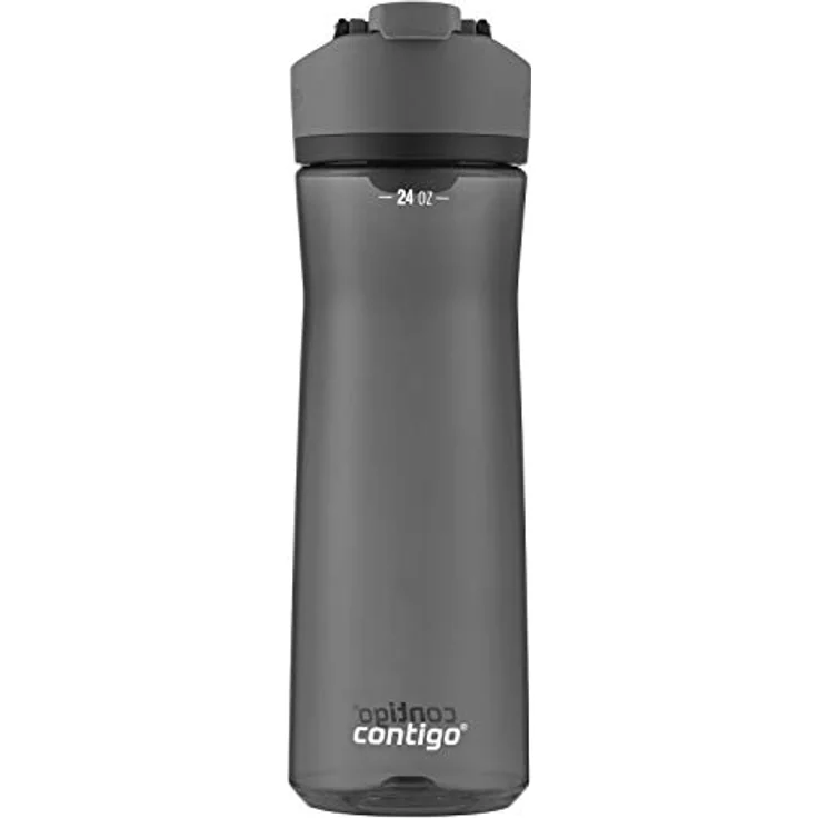 Contigo Autoseal Wasserflasche, 680 ml, 100 % auslaufsicher mit automatischer Versiegelung, Lakritz – Bild 1