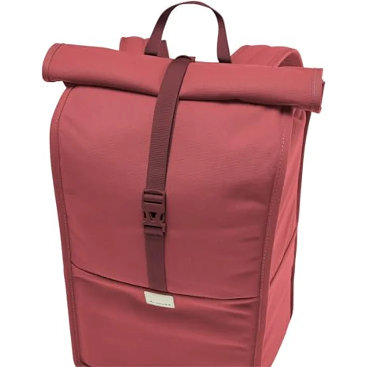 VAUDE Coreway Rolltop 20 Umhängetasche, 15,6 Zoll Laptopfach, gepolsterte Schulterriemen, Brick – Bild 9