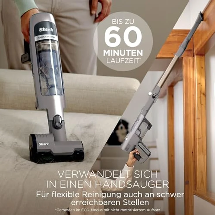 SHARK IA3246EUTIV PowerDetect Speed Luxe Collection Clean & Empty, Akku-Staubsauger mit selbstentleerender Ladestation, 350 Watt, bis zu 60 Minuten Laufzeit – Bild 10