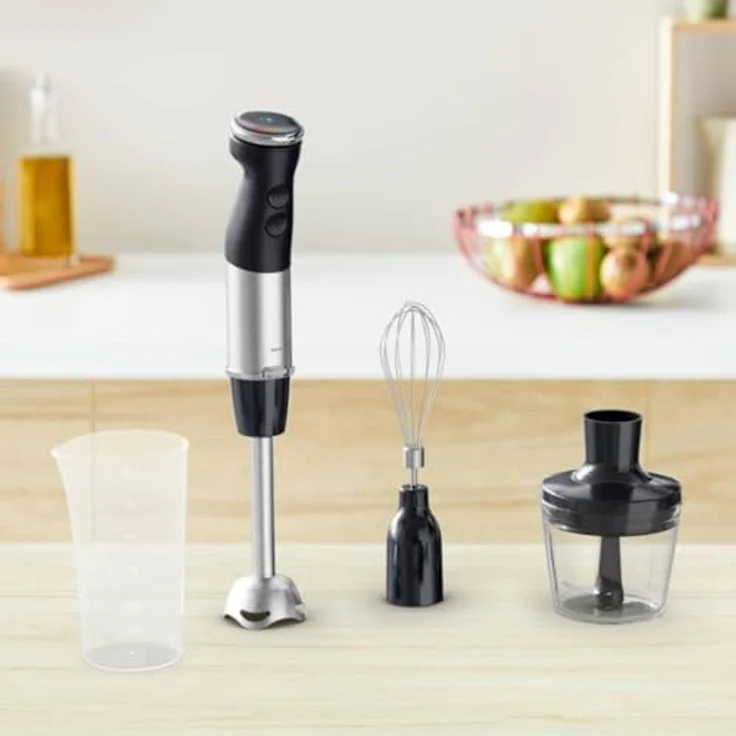 Moulinex Quickchef + Stabmixer 3 in 1 Schwarz DD673810, Stabmixer mit leistungsstarkem Motor – Bild 5