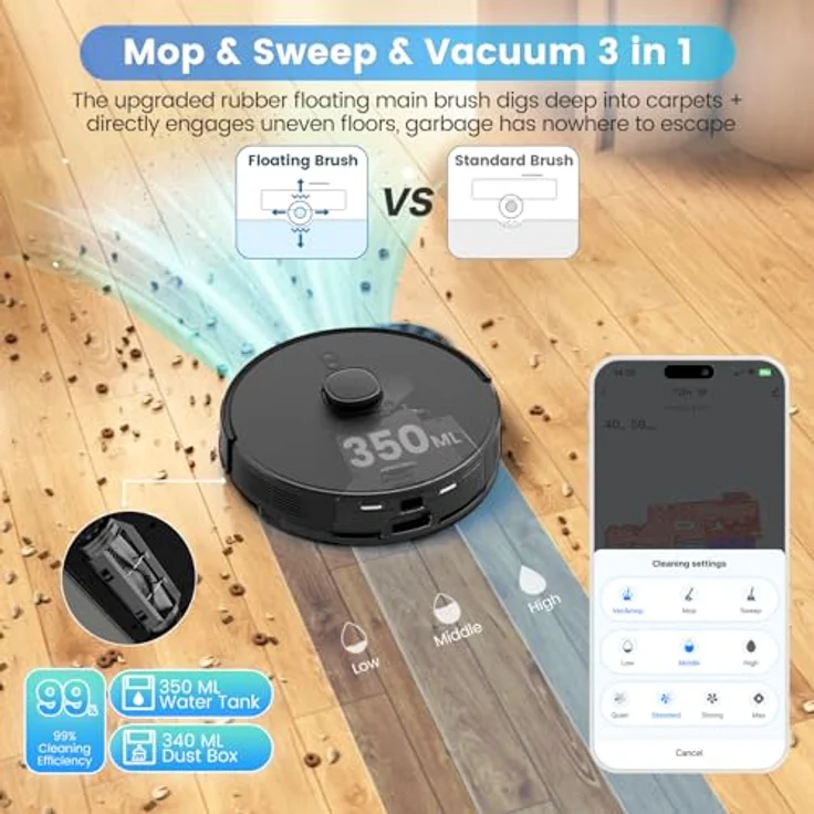 AIRROBO T20+ Saugroboter mit Wischfunktion – Bild 5
