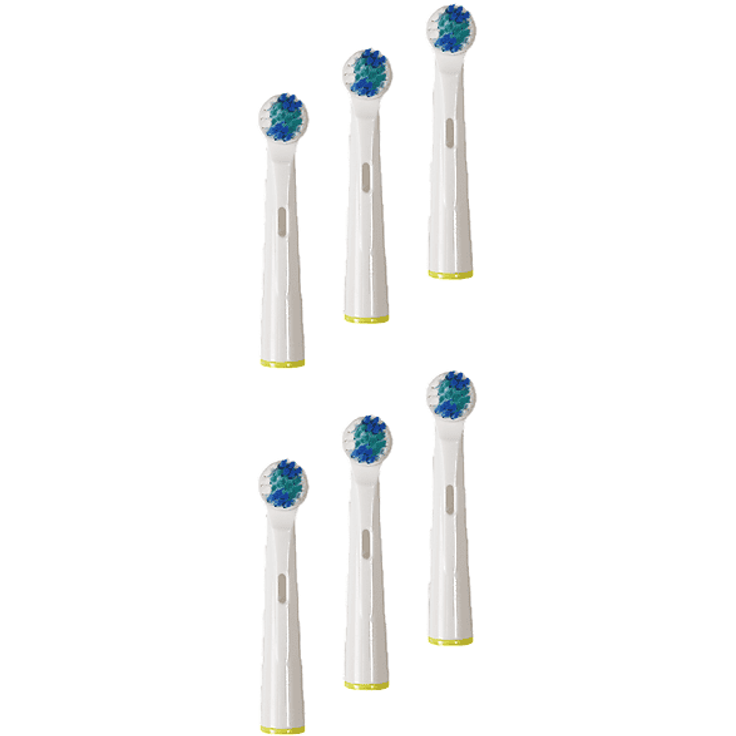 KOENIC KOB-6000 Aufsteckbürsten, kompatibel mit Oral-B®, zur gründlichen Zahnreinigung, 4er Set
