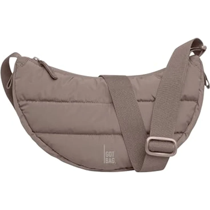 Got Bag PUFFER MOON BAG SMALL MONOCHROME, Umhängetasche aus recyceltem Material, wasserabweisend, Farbe: oyster – Bild 8