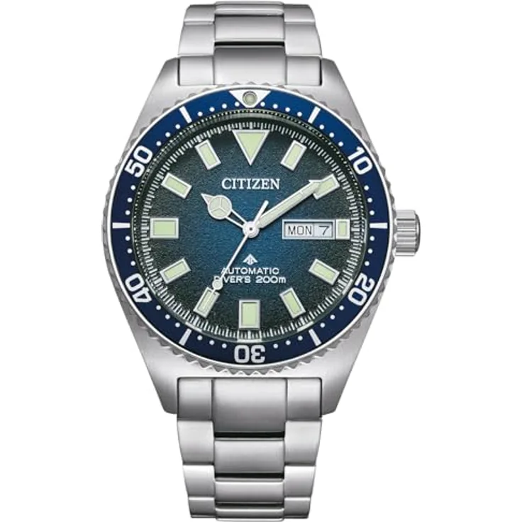 CITIZEN Promaster Marine Herren-Taucheruhr Automatik Stahl/Blau NY0129-58L