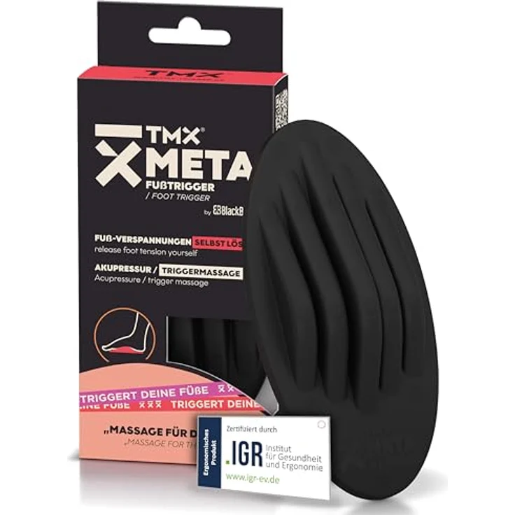 TMX META Fußtrigger, Fußmobilisator zur Linderung von Verspannungen, 100% recyclefähig, maximale Belastbarkeit 500 kg – Bild 1