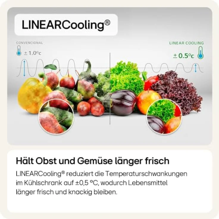 LG GMG960EVEE, Side-by-Side Kühlschrank mit InstaView, DoorCooling+, Craft Ice und UVnano Technologie – Bild 5