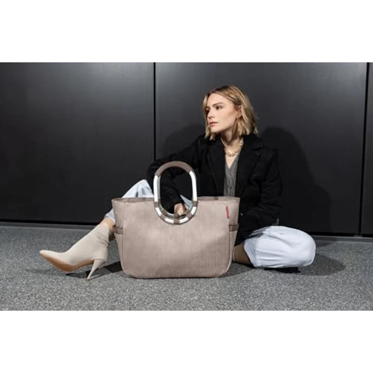 Reisenthel loopshopper L, Einkaufstasche in Petrol, 46 x 35 x 25 cm, aus Polyester – Bild 8