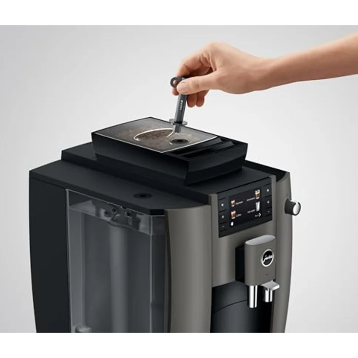 Jura W4 Dark Inox (EA) (15542) Kaffeevollautomat, 3-Liter Wassertank, 500g Bohnenbehälter, One-Touch-Funktion, MDB-fähig – Bild 6