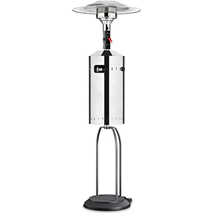 Enders® Terrassenheizer Gas Elegance, Gas-Heizstrahler 9376, Heizpilz mit stufenloser Regulierung, Eco Plus Brenner, Transporträder, Umkippsicherung – Bild 3