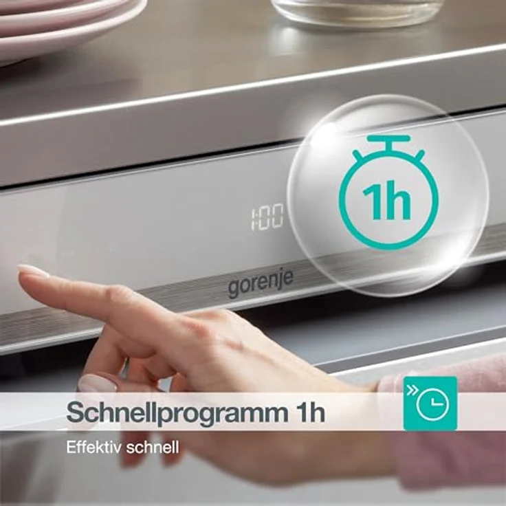 Gorenje GU663B90X Geschirrspüler Unterbau, 60cm, 16 Maßgedecke, intelligente Sensorik, TotalDry, Grau – Bild 6
