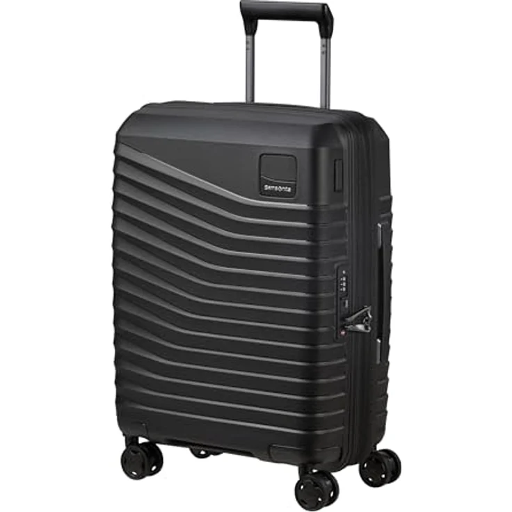 Samsonite Intuo - Spinner S, Erweiterbar Handgepäck, 55 cm, 39/45 L, Schwarz (Black) – Bild 1