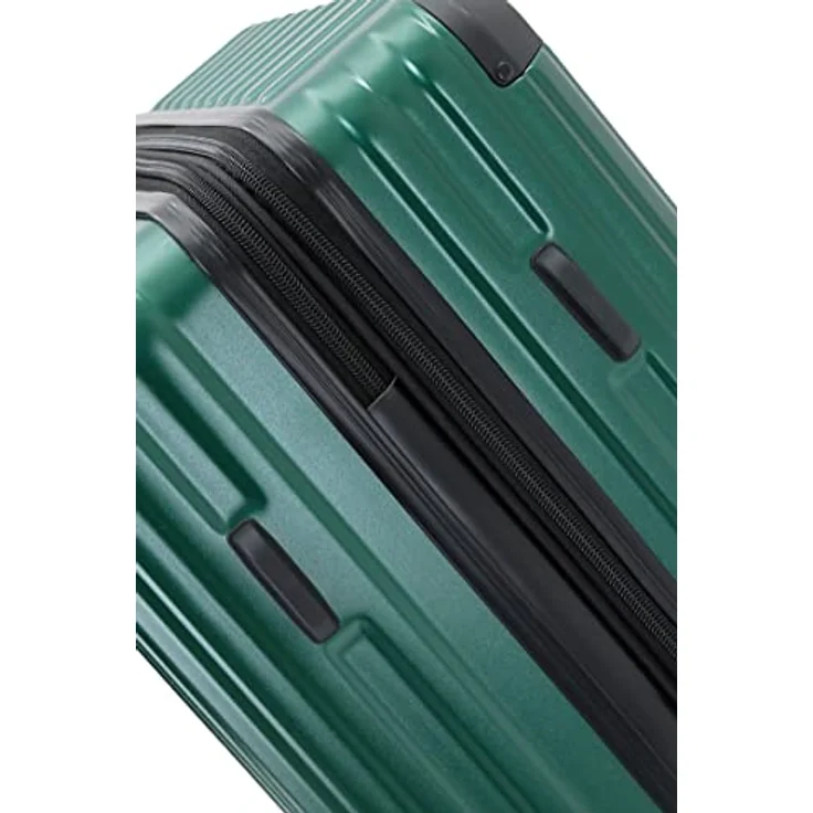 Münicase M816, 3er Kofferset mit TSA-Schloss, Dehnungsfuge, Teleskopgriff, Hartschale, 4 Rollen, Dunkelgrün, Größe 76cm/65cm/55cm – Bild 5