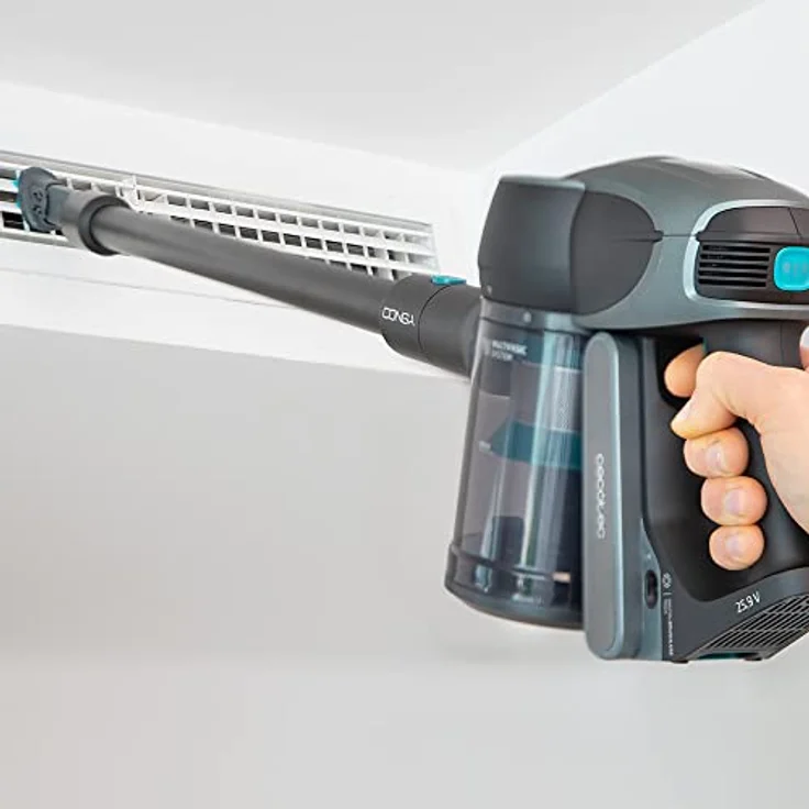 Cecotec Conga Rockstar 1300 X-Treme Kabelloser 3-in-1-Staubsauger, 430 W Leistung und maximaler Saugkraft von 130 AW, Autonomie von 65 Minuten und Ladezeit von 4 Stunden, 360º Design. – Bild 5