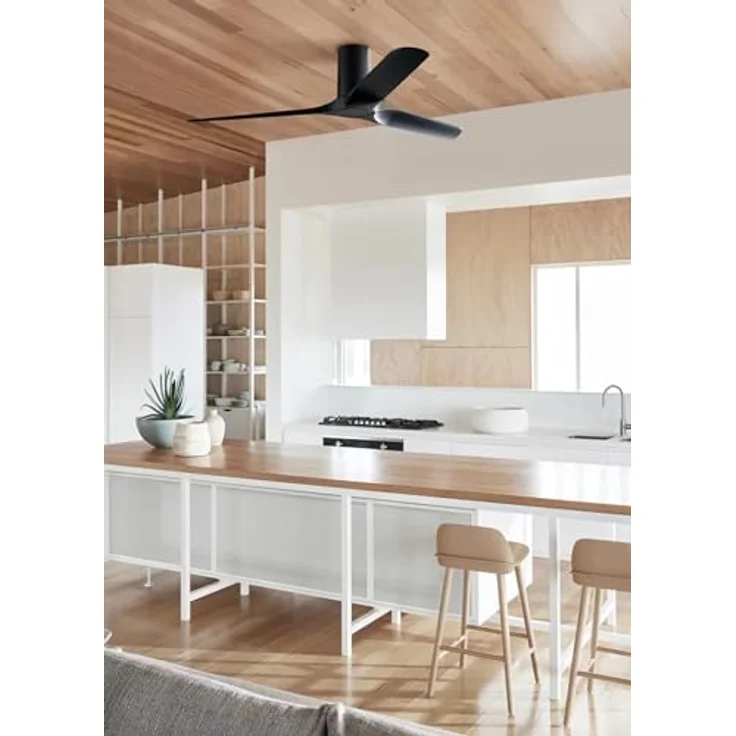 LUCCI AIR Deckenventilator Londo Schwarz mit Fernbedienung – Bild 4