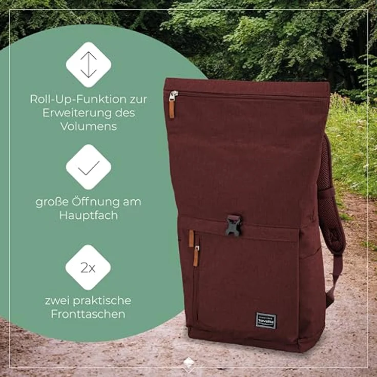 travelite Basics Rollup Rucksack, 60 cm – Bild 7