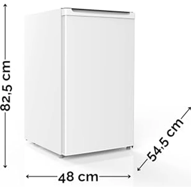 PKM Kühl-Gefrierkombination KS85.3EUB, Unterbau-Kühlschrank mit 81 Litern, 40 dB und Energieeffizienzklasse E, weiß – Bild 4