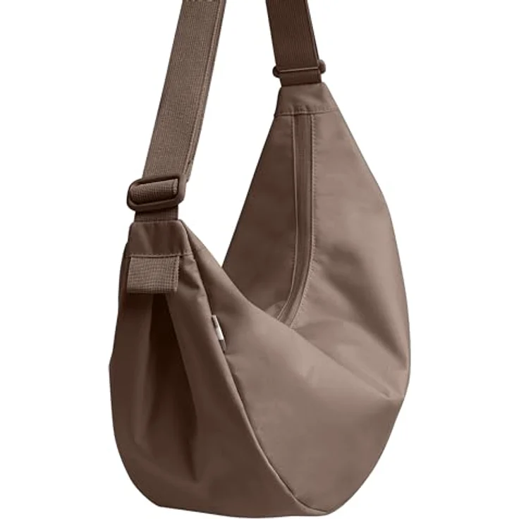 GOT BAG Moon Bag Umhängetasche 45 cm, grau, 100% Polyester, 45 cm x 15 cm x 30 cm – Bild 8