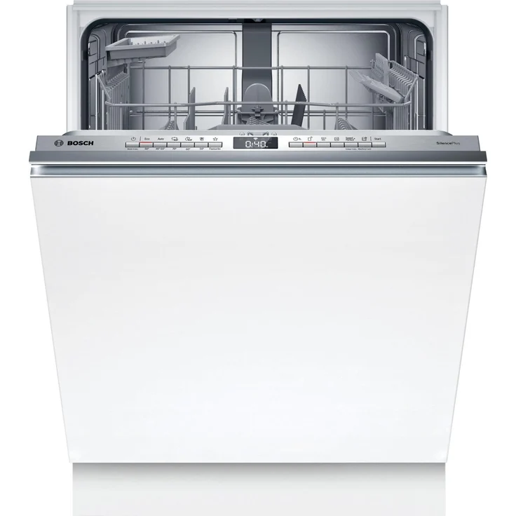Bosch SMH4EAX28E, Serie 4, Vollintegrierter Geschirrspüler 60 cm, VarioScharnier, 13 Maßgedecke, Energieeffizienzklasse A, Home Connect-fähig