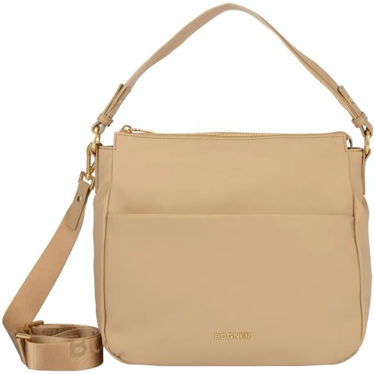 Bogner Klosters Isalie Schultertasche, 30 cm, beige, 100% Nylon
