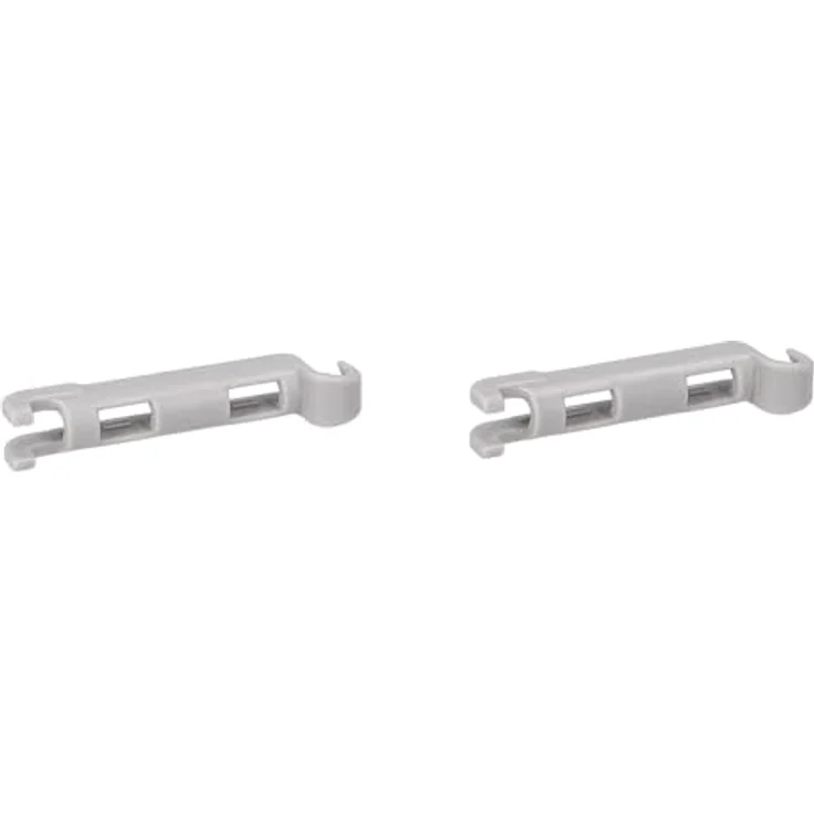 LUTH Premium Profi Parts Lager für Klappstachelreihe, Befestigungsset Klammern, grau, kompatibel mit Bosch Siemens 611472 00611472 für Geschirrspülmaschine Unterkorb – Bild 4