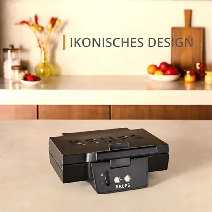 Krups FDK Iconic Sandwichmaker (3-Eckform) FDK461 – Bild 3