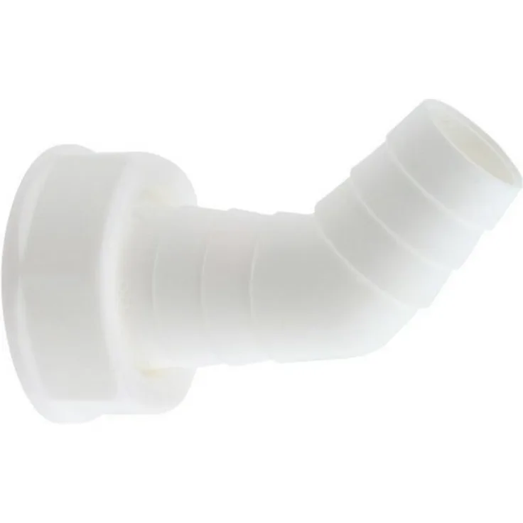 Kirchhoff KIRCHHOFF KS Geräteanschluss, 45°, Weiß, 1"IG x 3/4"T, Geschirrspüler-Zubehör