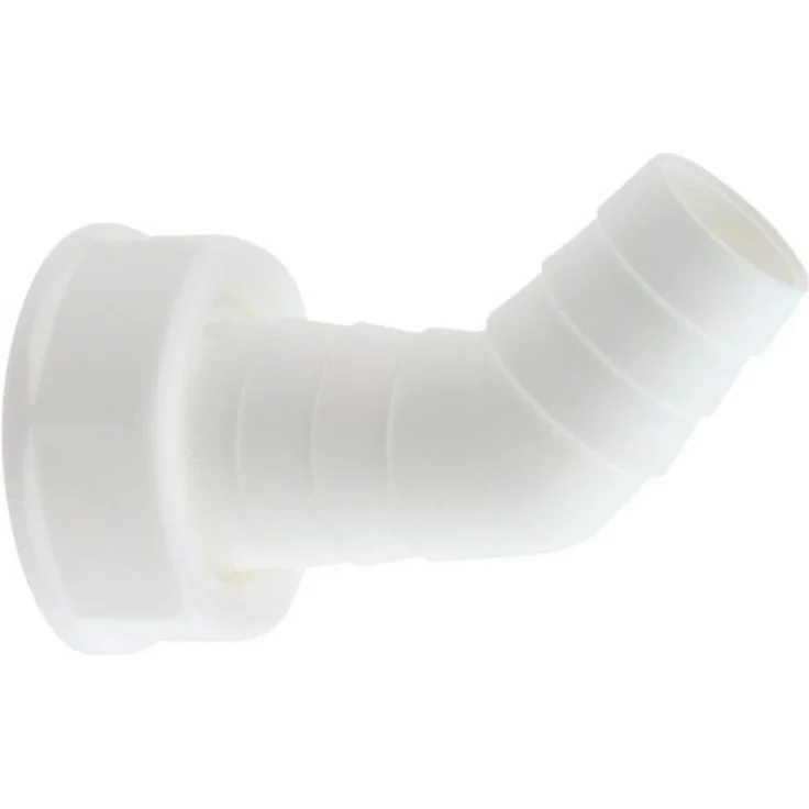 Kirchhoff KIRCHHOFF KS Geräteanschluss, 45°, Weiß, 1"IG x 3/4"T, Geschirrspüler-Zubehör