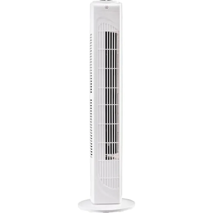 MEDION Turmventilator mit Fernbedienung (3 leise Geschwindigkeitsstufen, 45 Watt Leistung, Timer, zuschaltbare Schwenkfunktion - Oszillation, MD10319) weiß