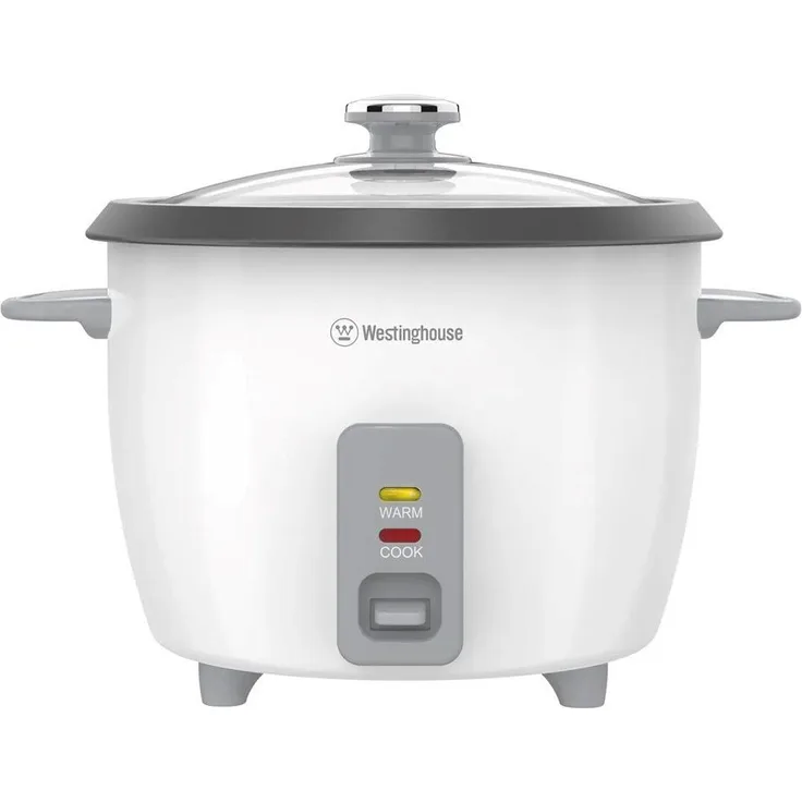 Westinghouse WKRCHS10EU, Reiskocher 2,5 l mit 700 W, Weiß, Dampfgarfunktion und Warmhaltefunktion