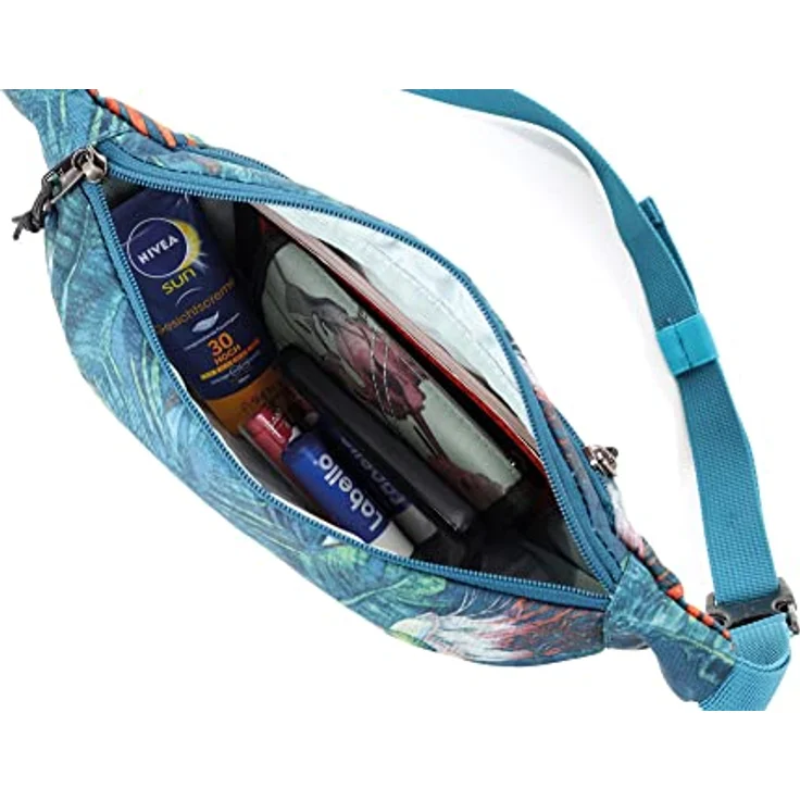 NITRO Urban Gürteltasche, 25 cm, mehrfarbig, 100% Polyester, tropische Farben – Bild 8
