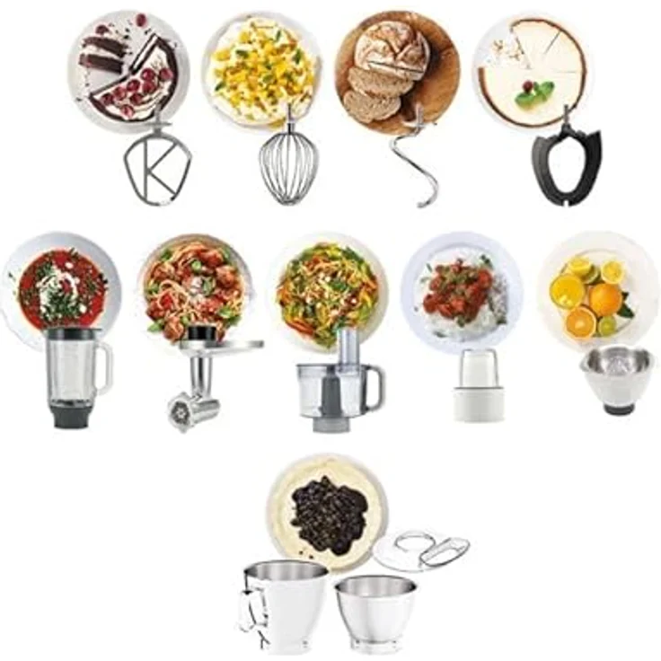 Kenwood Titanium Chef Baker XL, Küchenmaschine, Silber – Bild 6