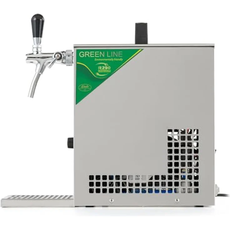ich-zapfe PYGMY 25/K Bierzapfanlage mit Membranpumpe, Edelstahl, 35 l/h, Trockenkühlgerät, 1-leitig – Bild 7
