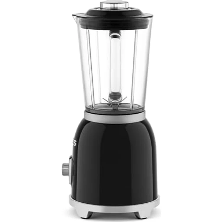 SWEISS Standmixer Smoothie Vintage MXV9, 1000 W, 2 Geschwindigkeitsstufen, Pulsfunktion, 1,5 l Glasschüssel, 6 Edelstahlklingen, Schwarz – Bild 4
