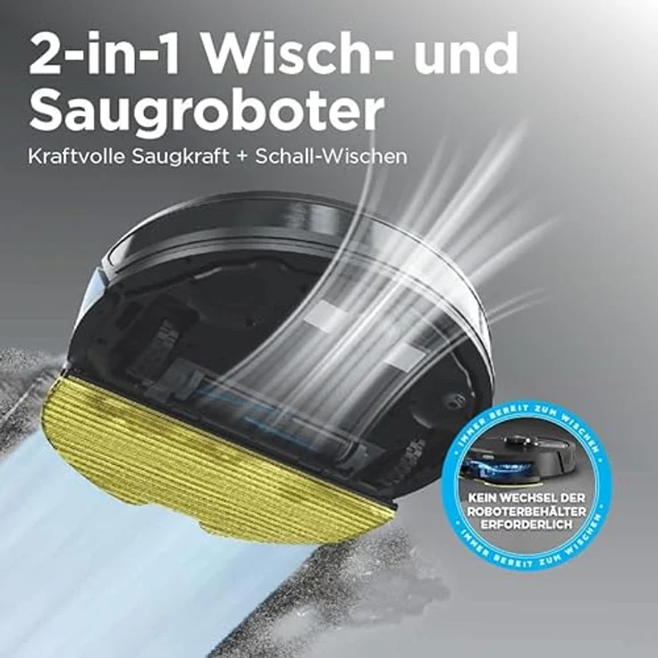 Shark Mtrix Plus Wischroboter Shark RV2620WAEU 2-in-1 Saug- und Wischroboter, Ohne Beutel, Abnehmbare Bürste – Bild 16