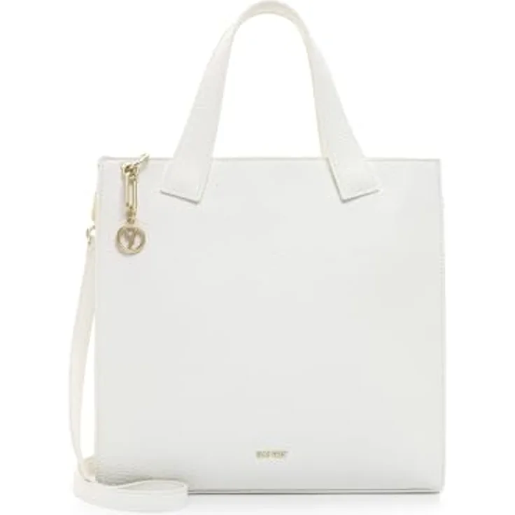 SURI FREY Shopper SFY Gwenny, eleganter Damenshopper in Echtleder-Optik, mit Reißverschluss und verstellbarem Umhängeriemen, schwarz